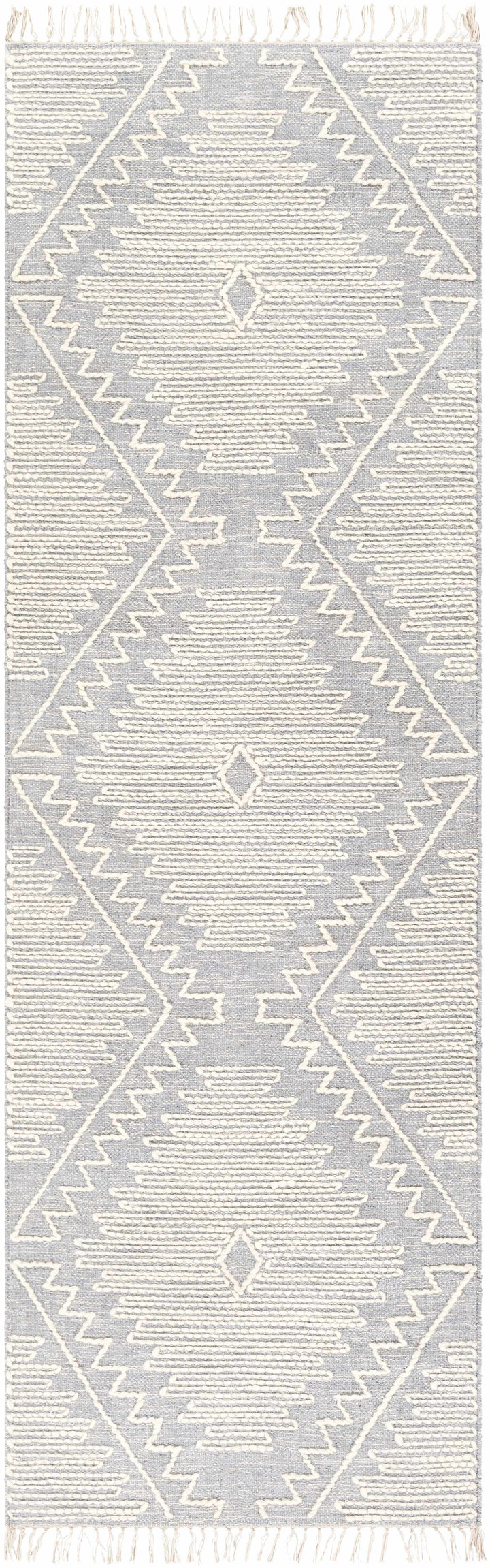 Naranjito Modern Geometrical Design Ivory Hand Woven Area Rug