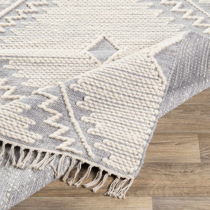 Naranjito Modern Geometrical Design Ivory Hand Woven Area Rug - The Rug Decor
