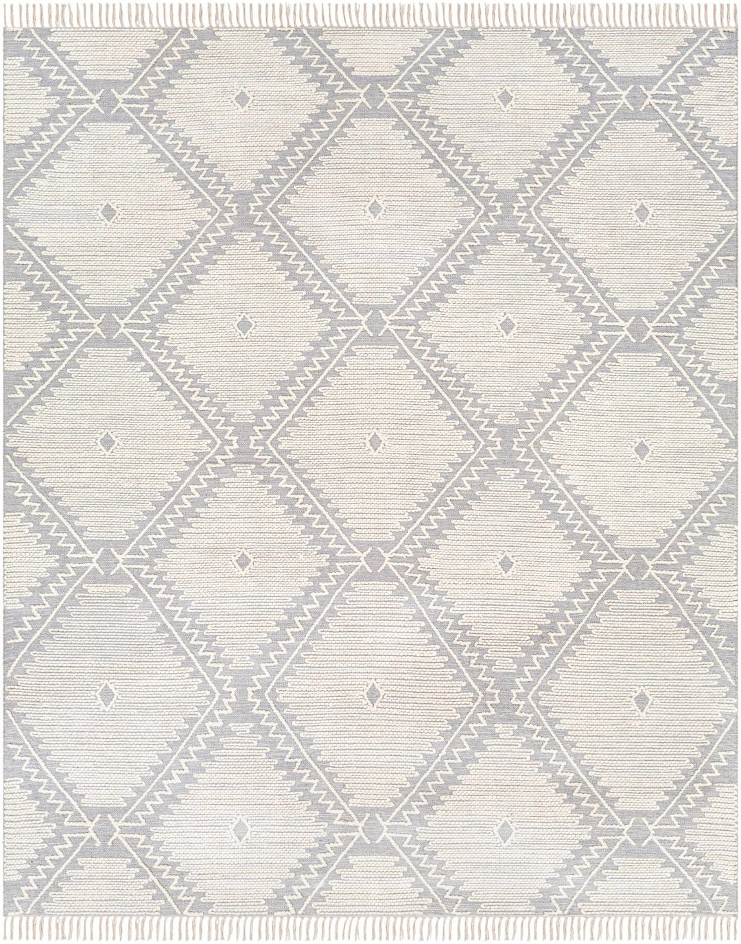 Naranjito Modern Geometrical Design Ivory Hand Woven Area Rug - The Rug Decor