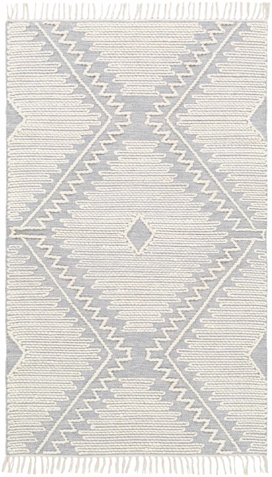 Naranjito Modern Geometrical Design Ivory Hand Woven Area Rug - The Rug Decor