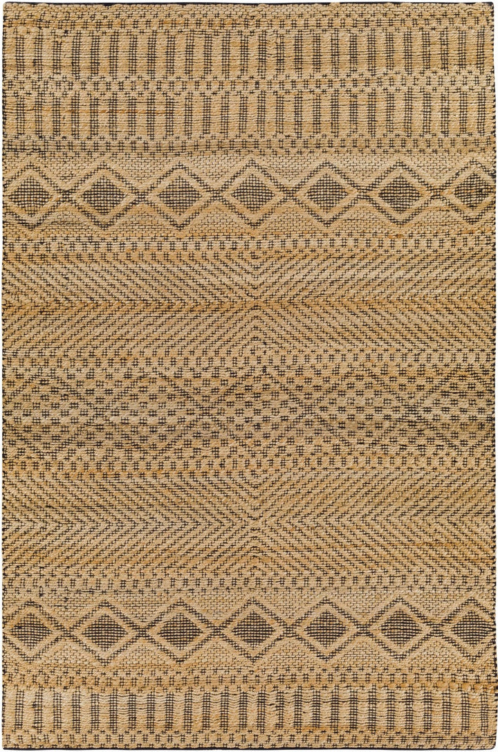 Nasugbu Tan Modern Geometrical Design Hand woven Area Rug - The Rug Decor
