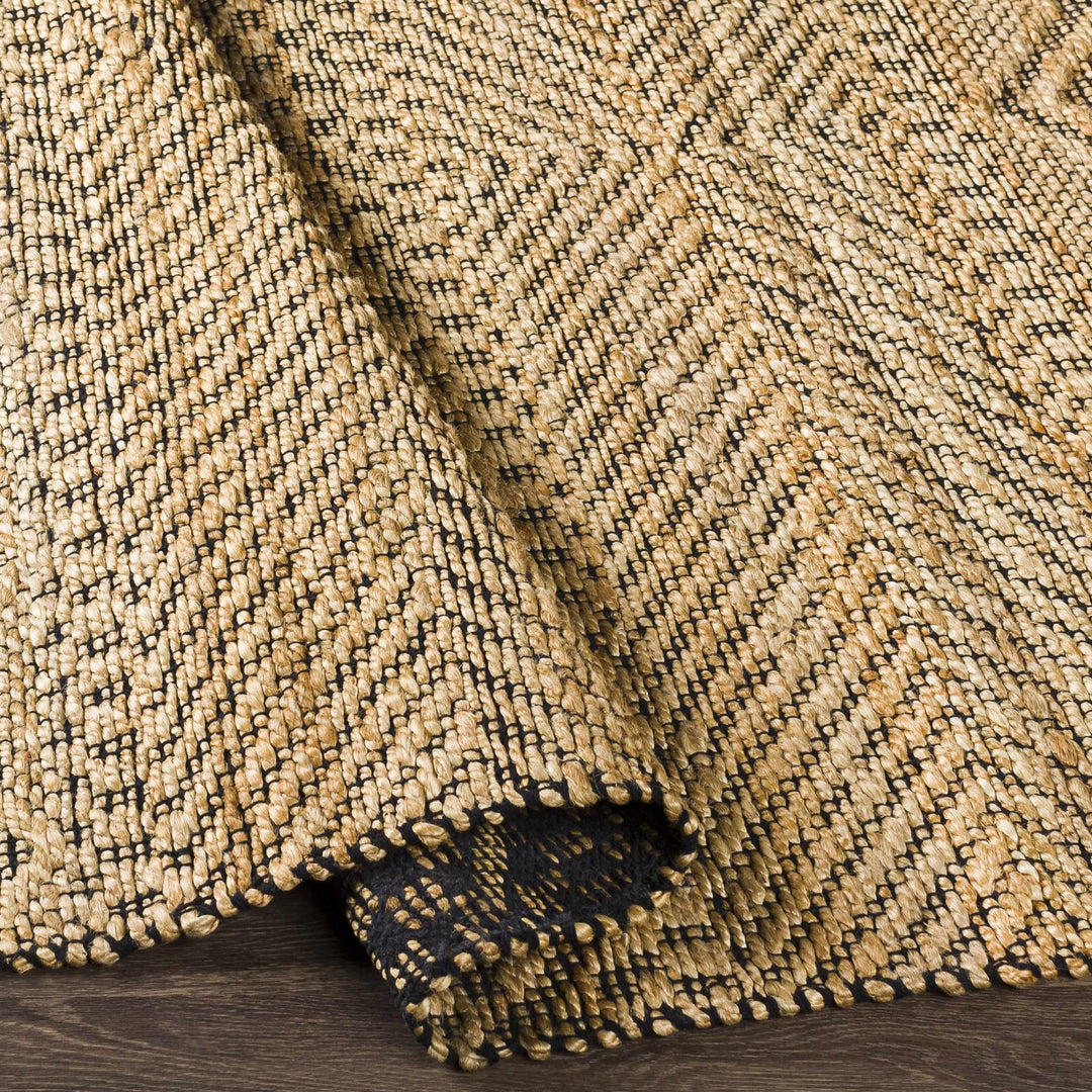 Nasugbu Tan Modern Geometrical Design Hand woven Area Rug - The Rug Decor