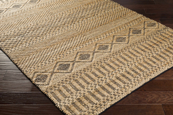 Nasugbu Tan Modern Geometrical Design Hand woven Area Rug - The Rug Decor