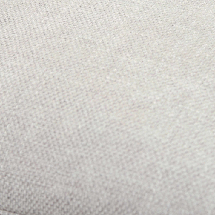 Natural Linen look Ivory Textured Contemporary Square Throw Pillow - The Rug Decor