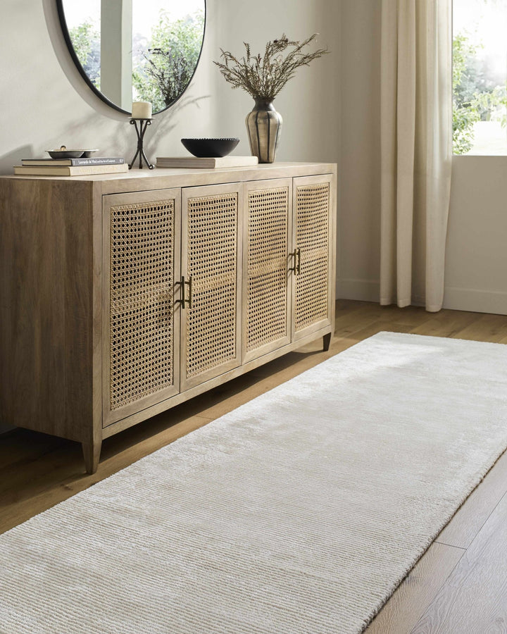 Nazih Contemporary Style White Hand Tufted Rug - The Rug Decor