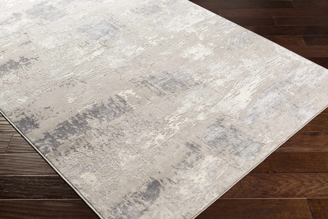 Neponsit Modern Abstract Design Gray Area Rug