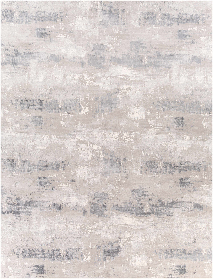 Neponsit Modern Abstract Design Gray Area Rug