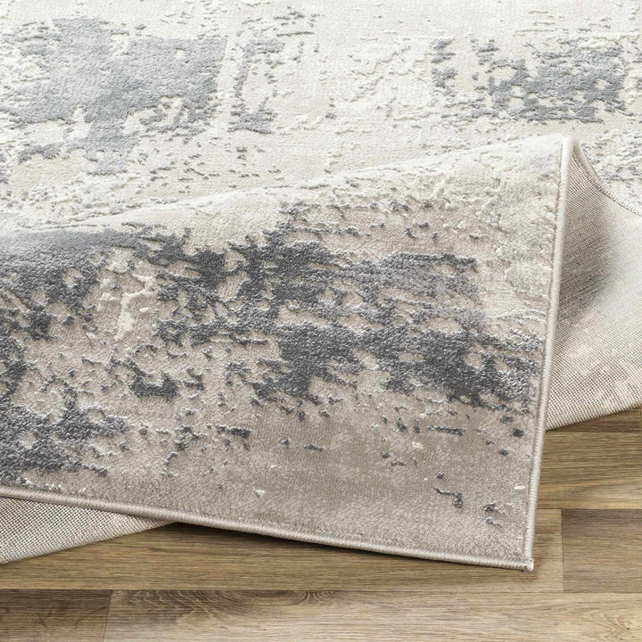 Neponsit Modern Abstract Design Gray Area Rug