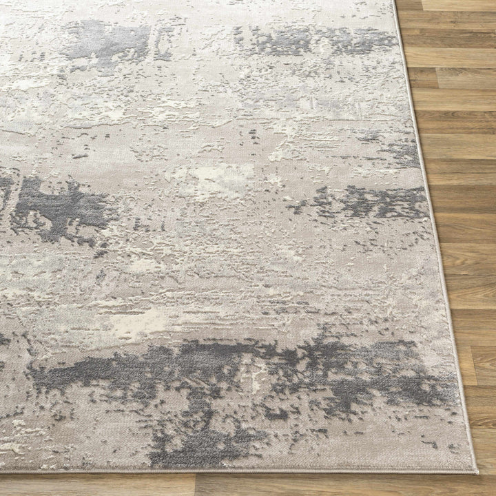 Neponsit Modern Abstract Design Gray Area Rug