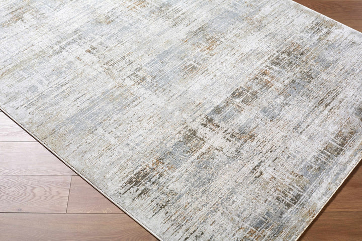 Neron Modern Abstract Design Ivory And Brown Rug - The Rug Decor