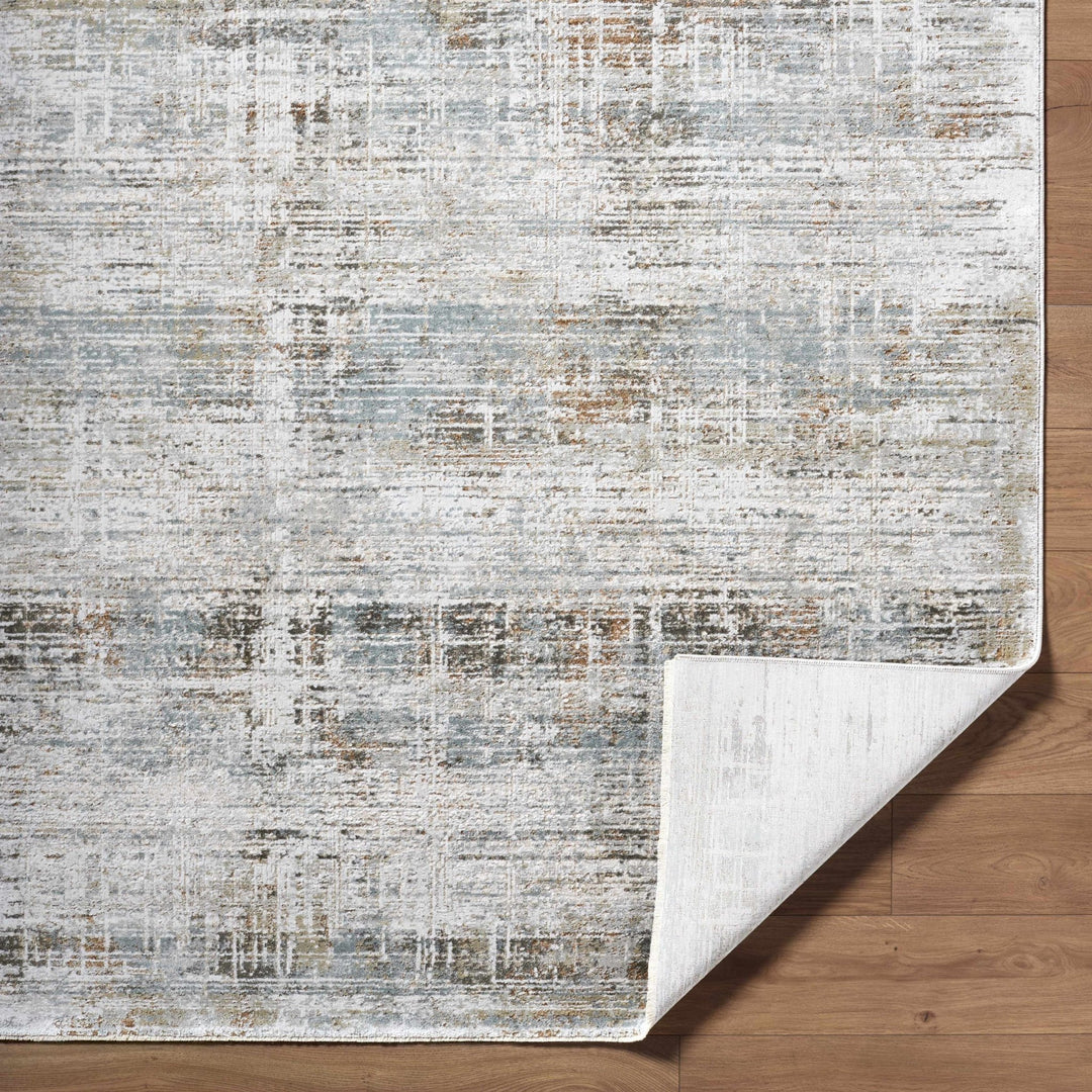 Neron Modern Abstract Design Ivory And Brown Rug - The Rug Decor