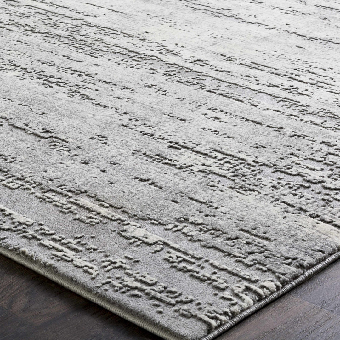 Nesmith Charcoal Modern Abstract Design Area Rug - The Rug Decor