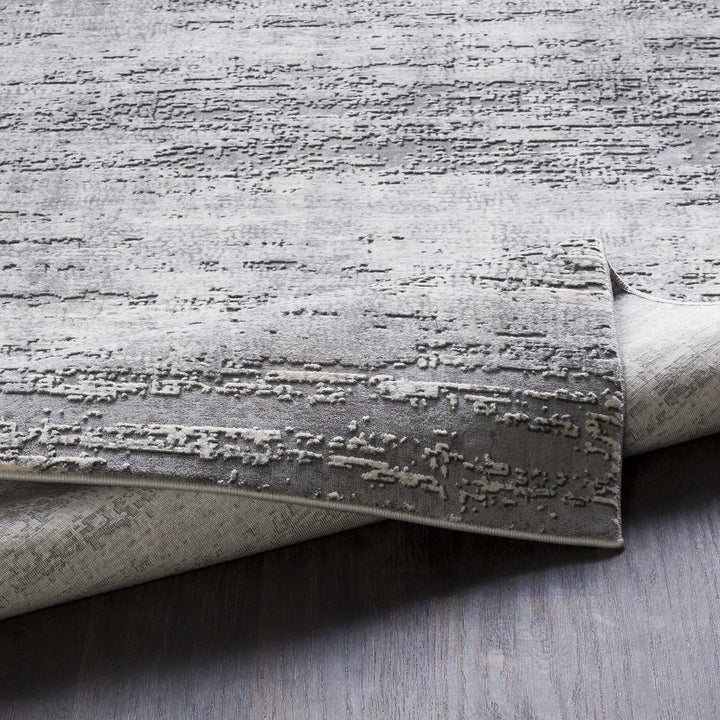 Nesmith Charcoal Modern Abstract Design Area Rug - The Rug Decor
