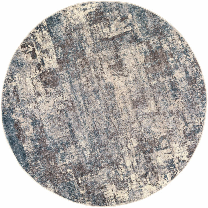 Netherfield Modern Abstract Design Gray And Blue Area Rug - The Rug Decor