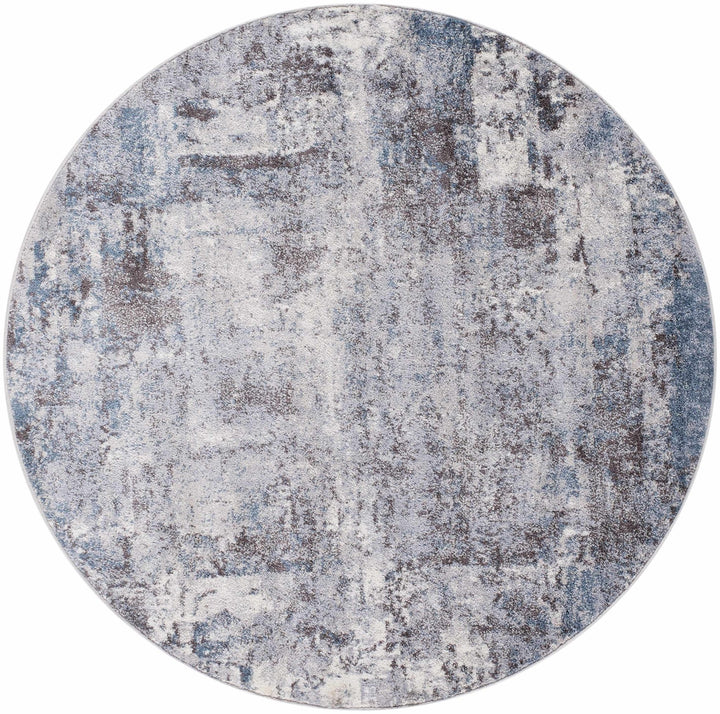 Netherfield Modern Abstract Design Gray And Blue Area Rug - The Rug Decor