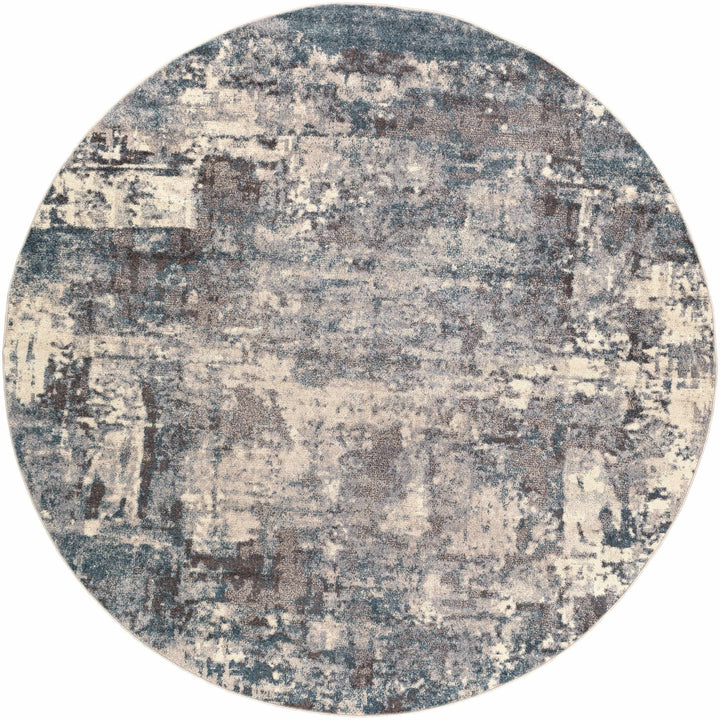 Netherfield Modern Abstract Design Gray And Blue Area Rug - The Rug Decor