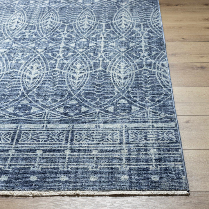 Netro Contemporary Style Blue And White Area Rug - The Rug Decor
