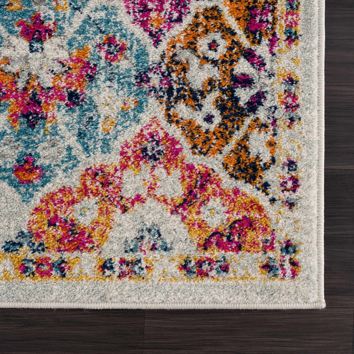 New Custar Multicolor Traditional Style Area Rug - The Rug Decor