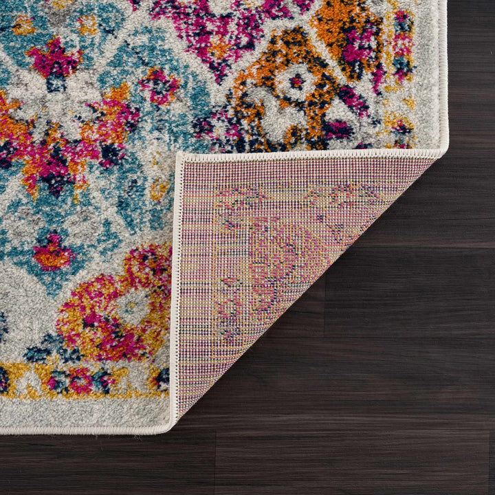 New Custar Multicolor Traditional Style Area Rug - The Rug Decor
