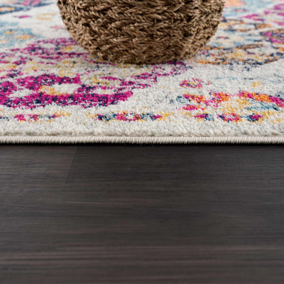 New Custar Multicolor Traditional Style Area Rug - The Rug Decor