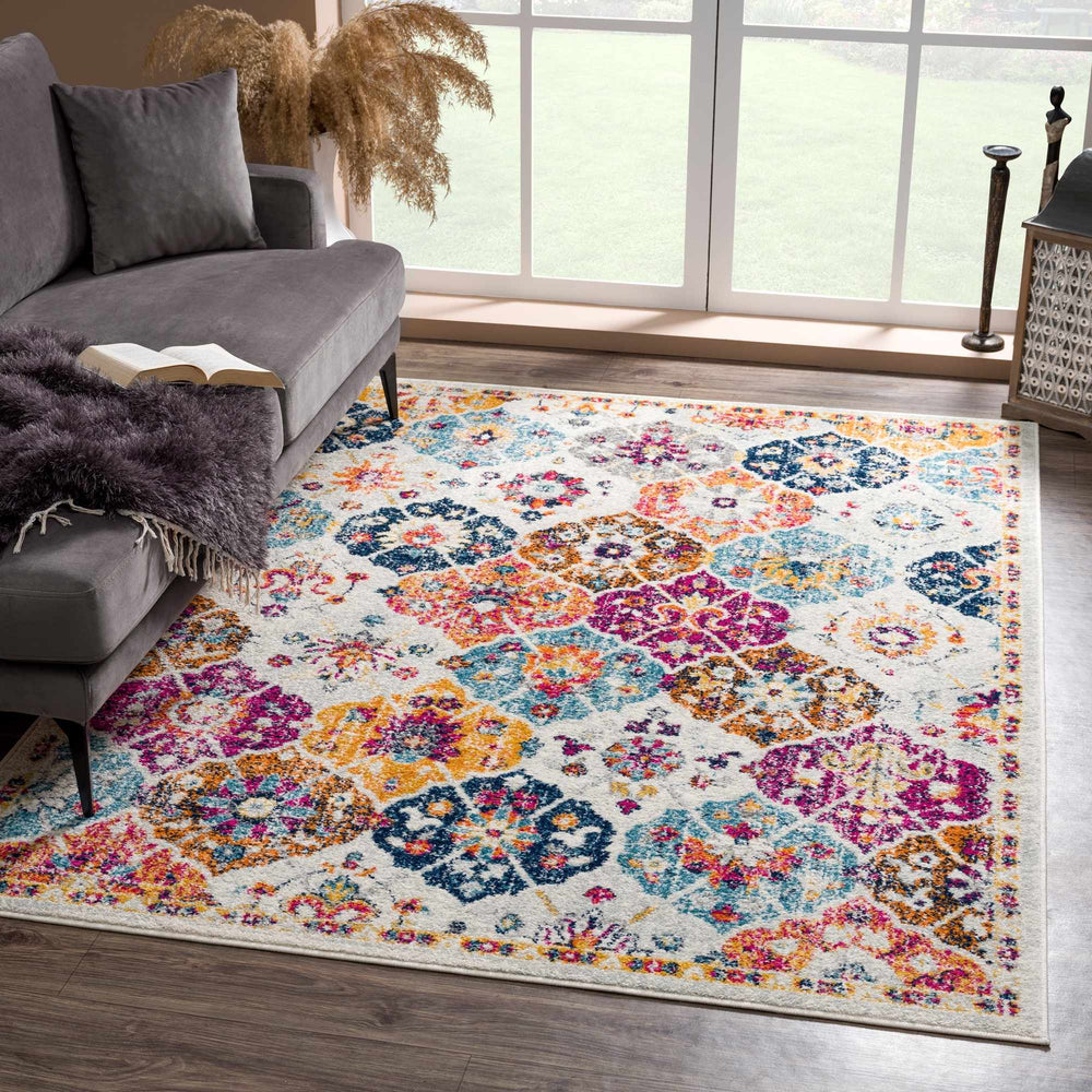 New Custar Multicolor Traditional Style Area Rug - The Rug Decor