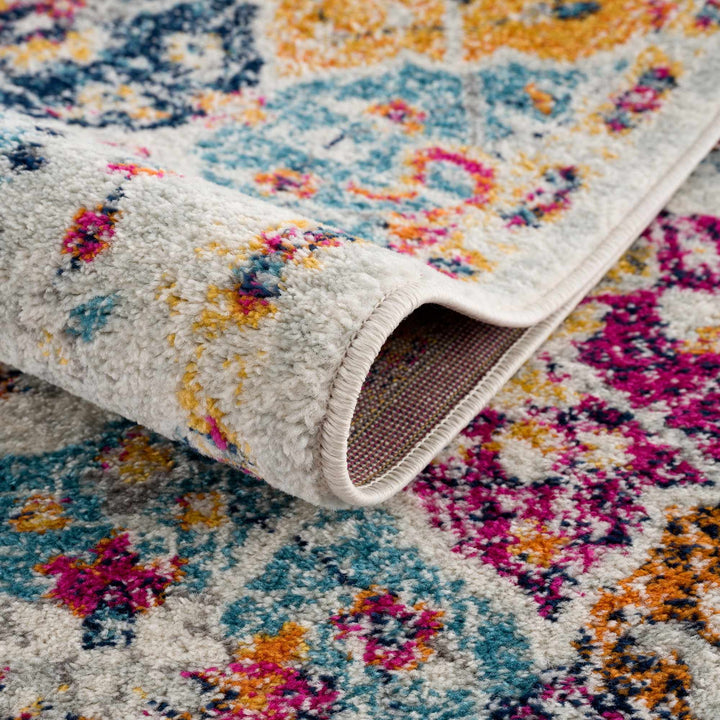 New Custar Multicolor Traditional Style Area Rug - The Rug Decor