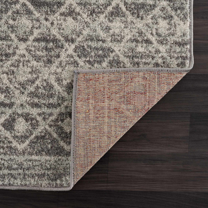 New Harput Bohemian Gray And Charcoal Area Rug - The Rug Decor