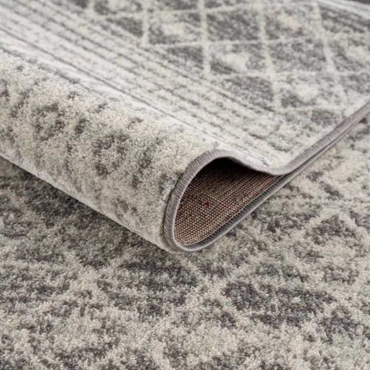 New Harput Bohemian Gray And Charcoal Area Rug - The Rug Decor