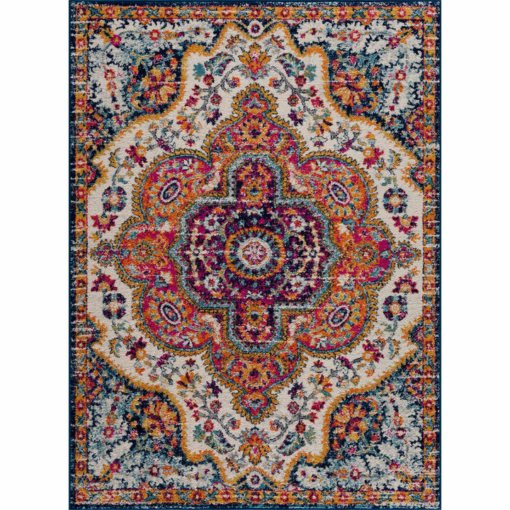 New Simsbury Traditional Style Multicolor Area Rug - The Rug Decor
