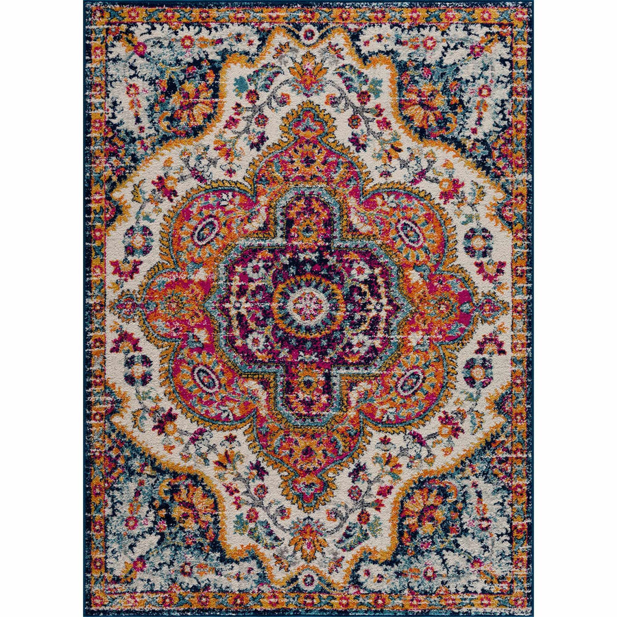 New Simsbury Traditional Style Multicolor Area Rug - The Rug Decor