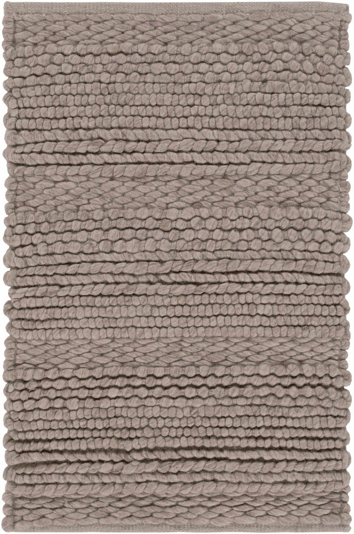 Newfolden Hand Woven Taupe Modern Style Area Rug - The Rug Decor