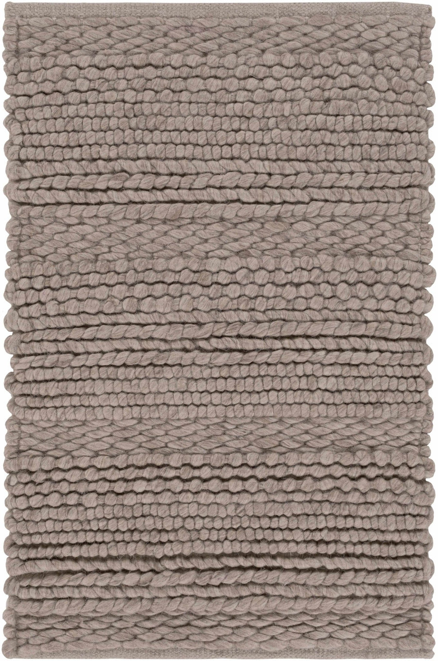 Newfolden Hand Woven Taupe Modern Style Area Rug - The Rug Decor