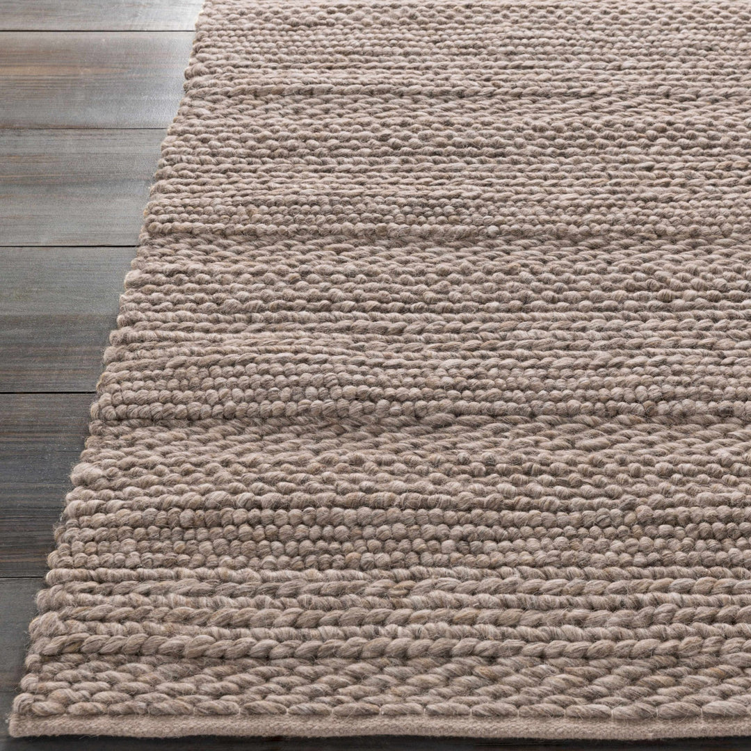 Newfolden Hand Woven Taupe Modern Style Area Rug - The Rug Decor