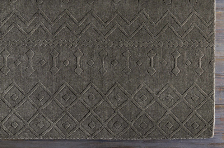 Newtonhill Charcoal Modern Style Hand Loom Area Rug - The Rug Decor