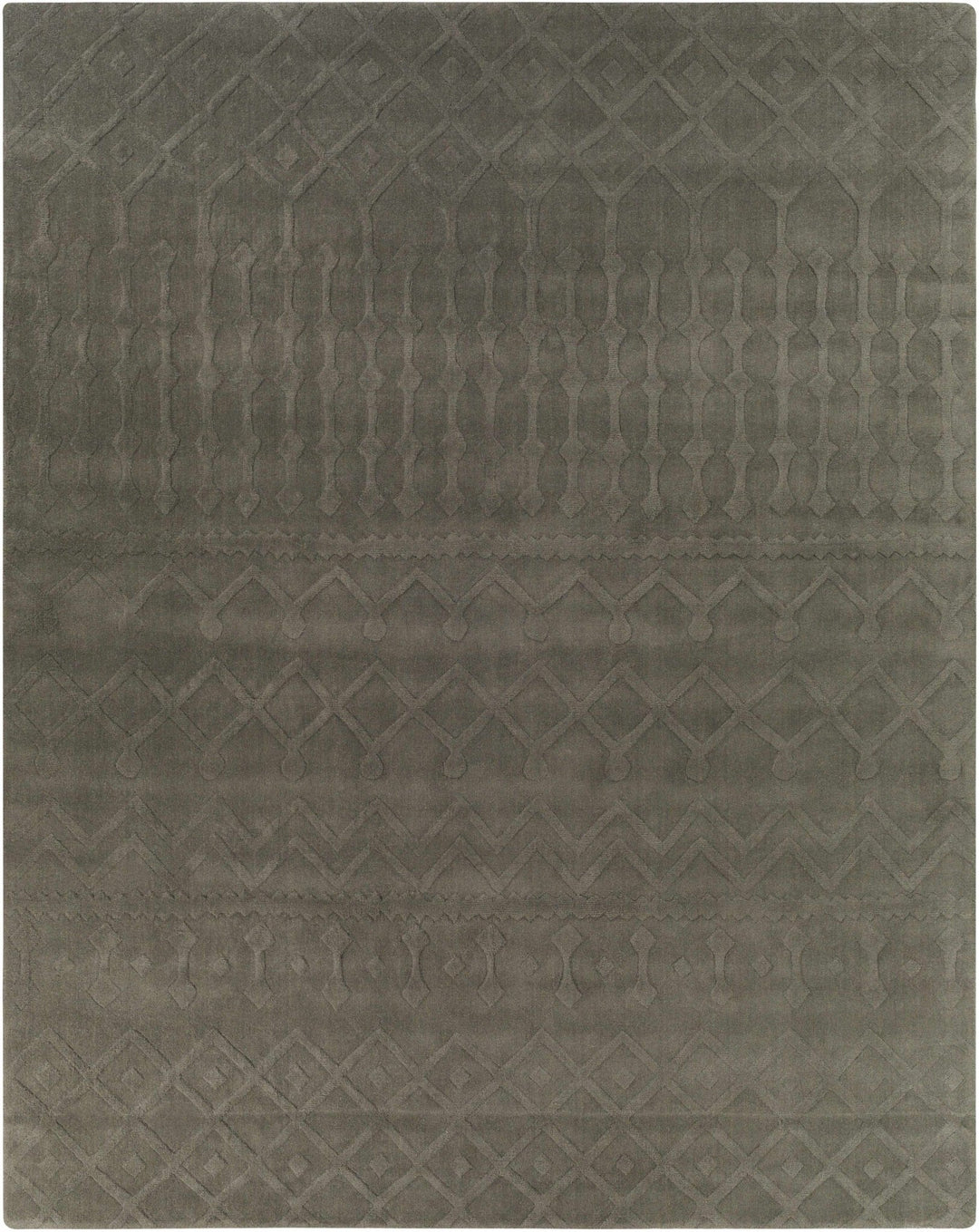 Newtonhill Charcoal Modern Style Hand Loom Area Rug - The Rug Decor
