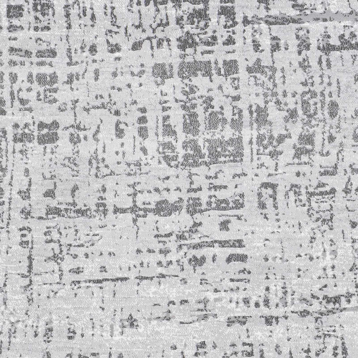 Angleton Gray And Silver Modern Abstract Design Area Rug
