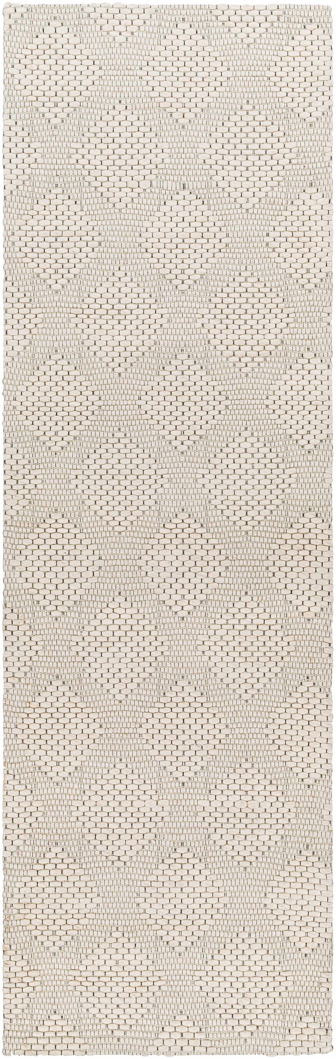 Ingram Ivory Modern Style Hand Woven Wool Area Rug