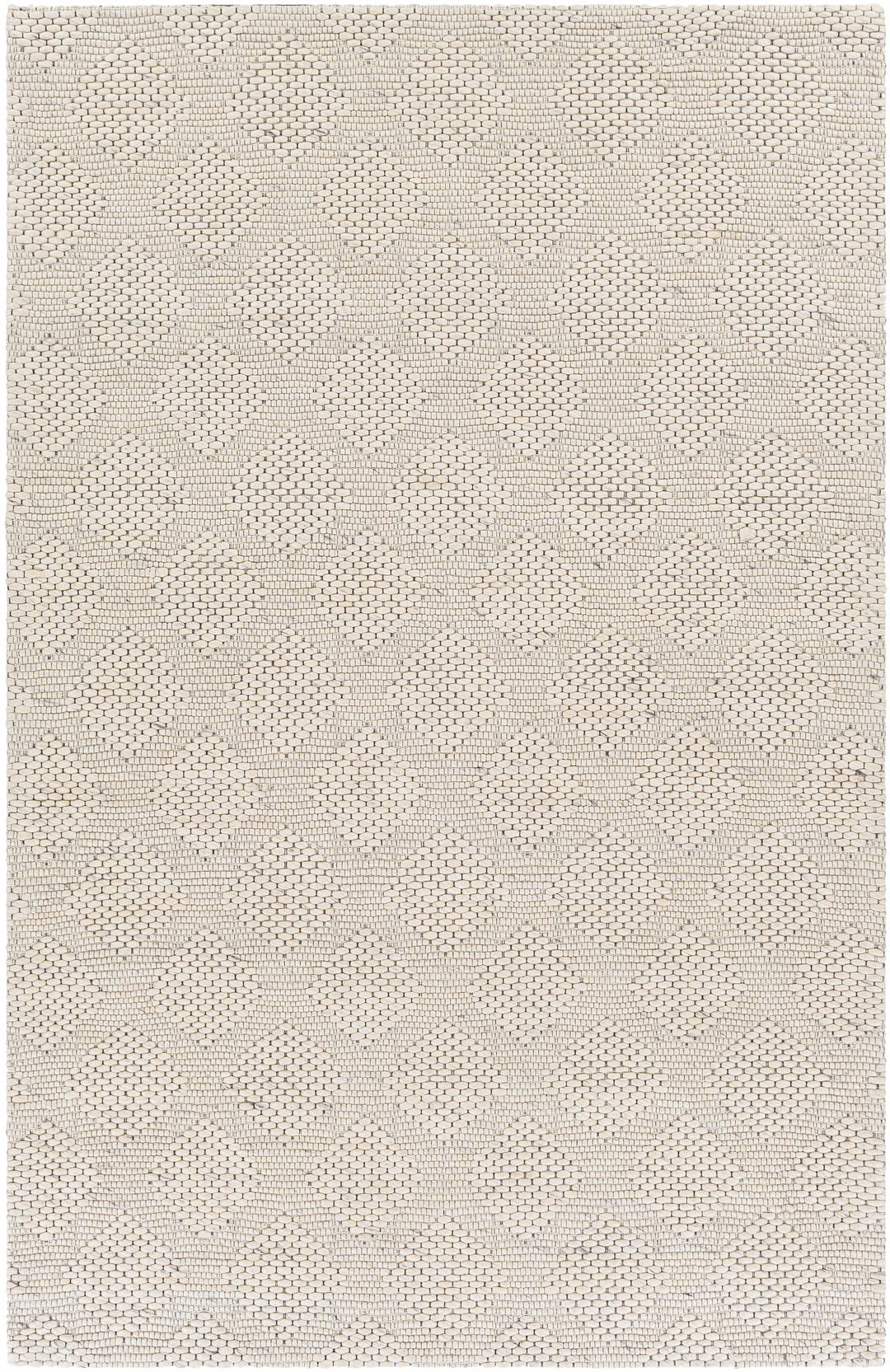 Ingram Ivory Modern Style Hand Woven Wool Area Rug