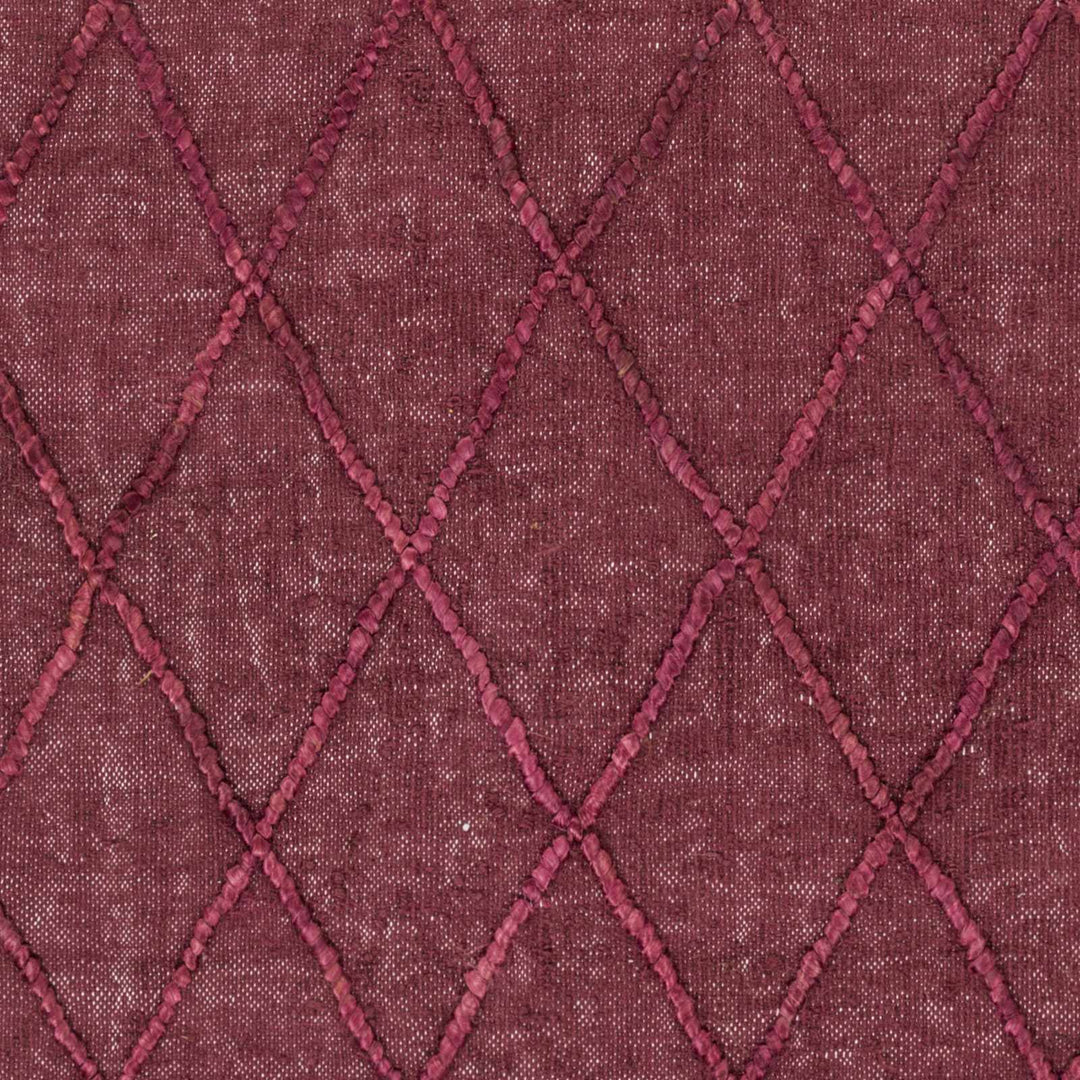 Nicolaus Modern Geometrical Design Maroon Hand Woven Area Rug - The Rug Decor