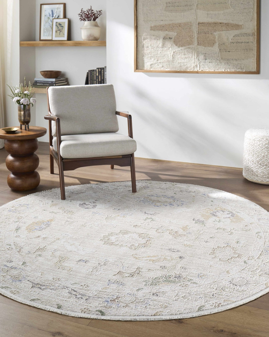 Nikki Beige Traditional Style Area Rug - The Rug Decor