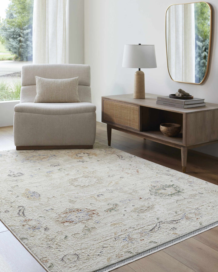 Nikki Beige Traditional Style Area Rug - The Rug Decor