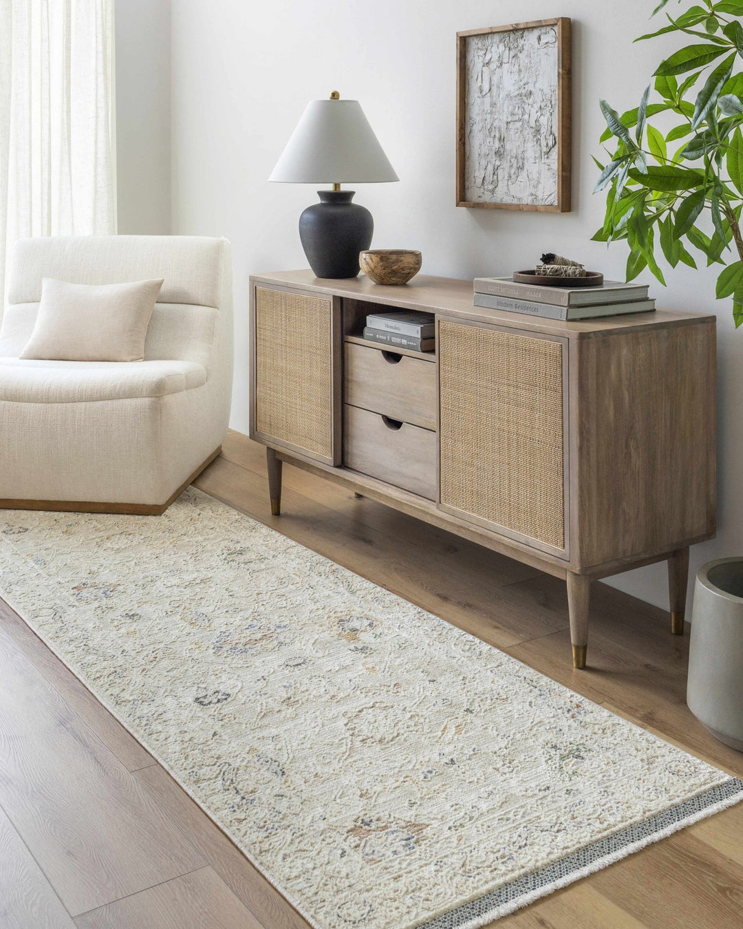 Nikki Beige Traditional Style Area Rug - The Rug Decor