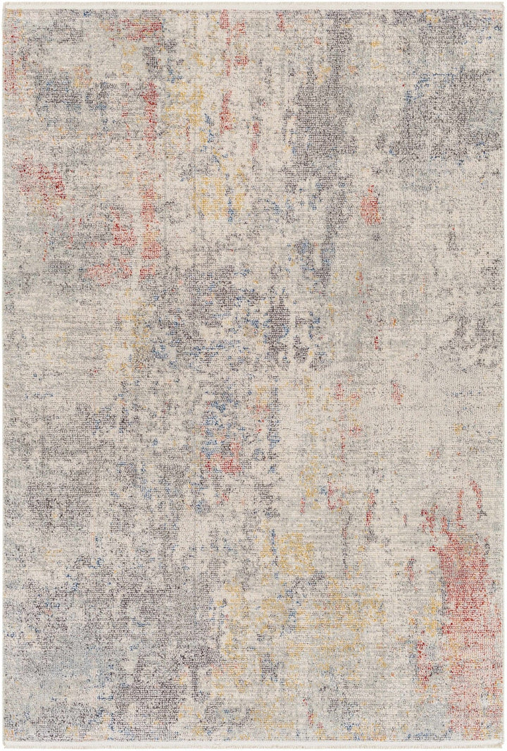 Nile Modern Abstract Design Beige And Gray Area Rug - The Rug Decor