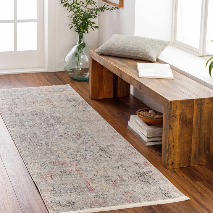 Nile Modern Abstract Design Beige And Gray Area Rug - The Rug Decor