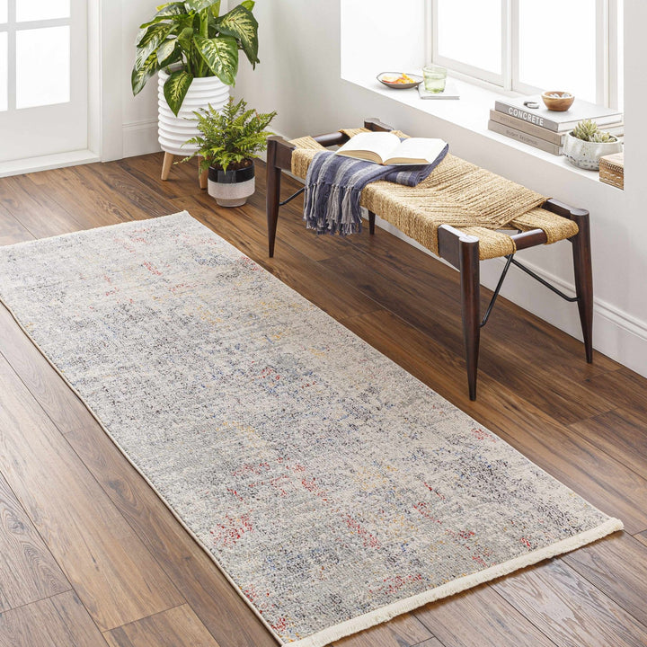Nile Modern Abstract Design Beige And Gray Area Rug - The Rug Decor