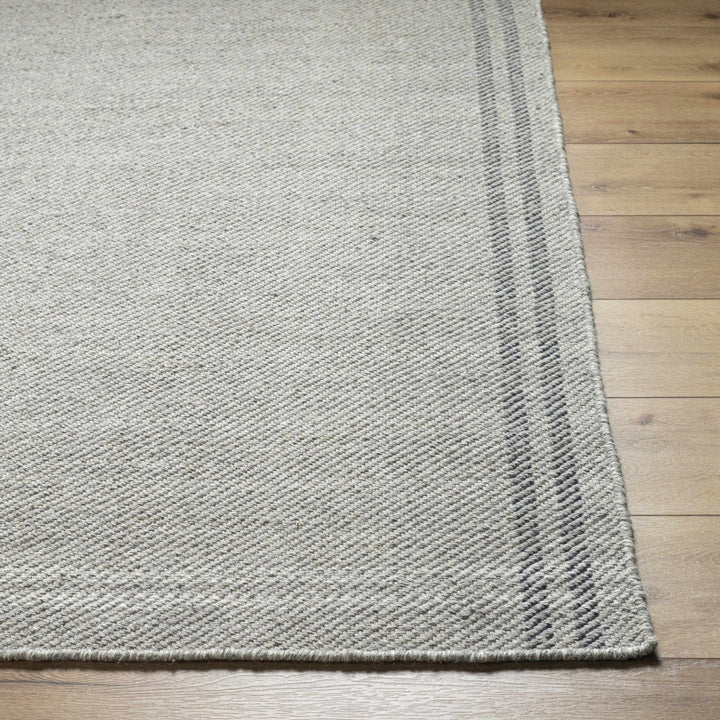 Nimue Gray Modern Style Hand Woven Wool Area Rug - The Rug Decor