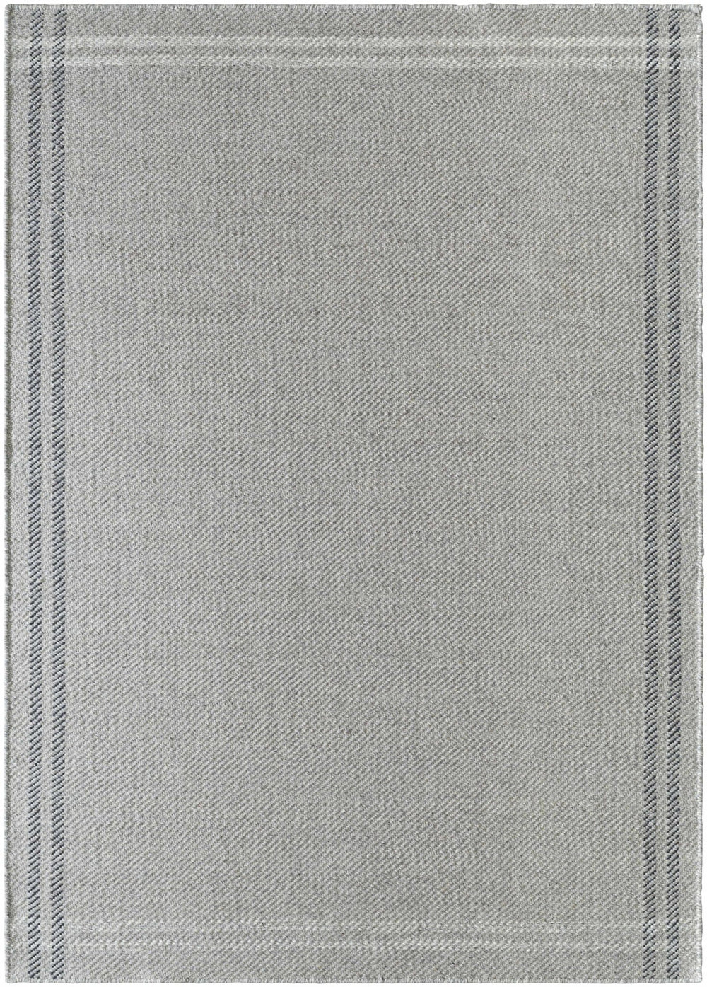 Nimue Gray Modern Style Hand Woven Wool Area Rug - The Rug Decor