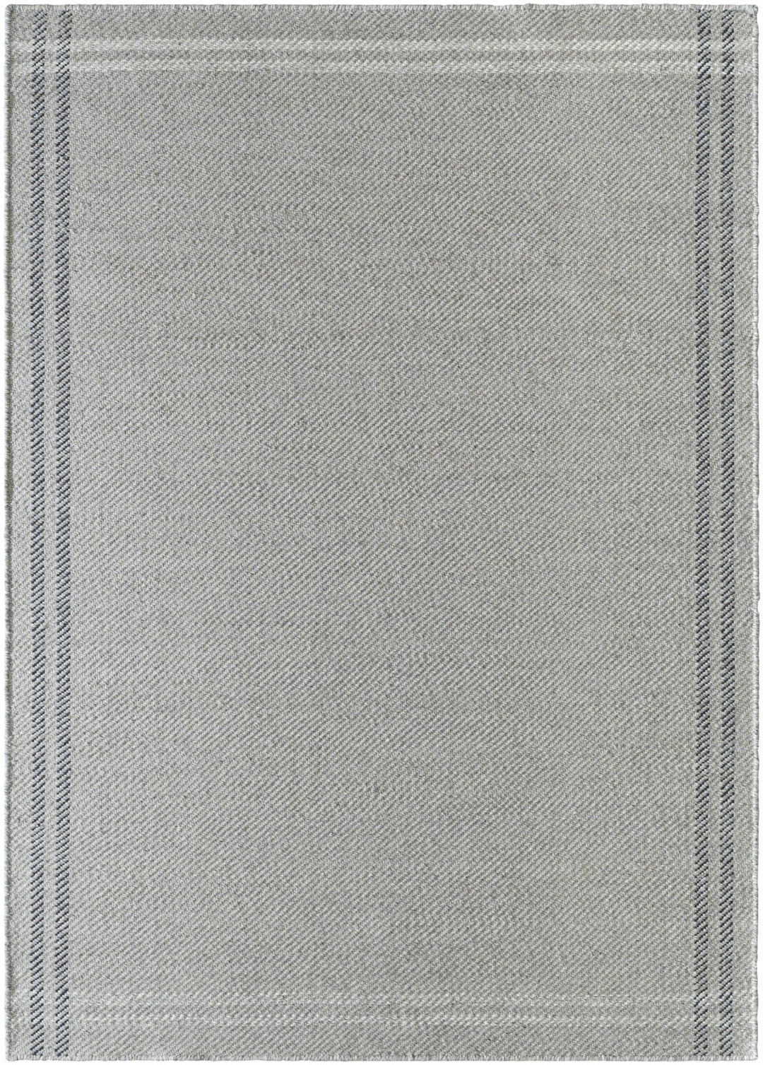 Nimue Gray Modern Style Hand Woven Wool Area Rug - The Rug Decor