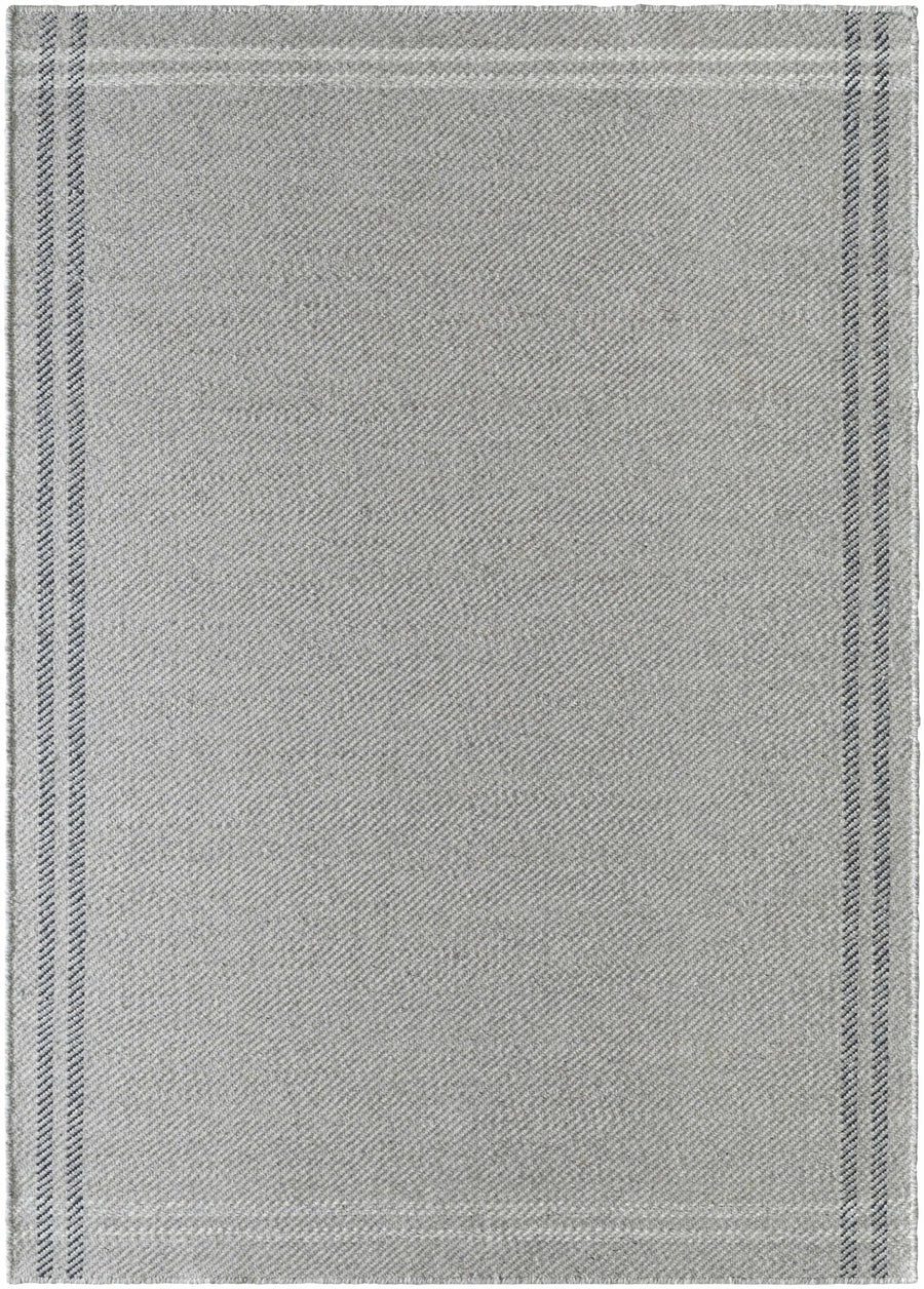 Nimue Gray Modern Style Hand Woven Wool Area Rug - The Rug Decor
