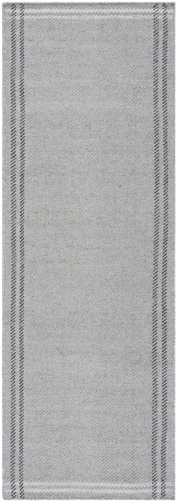 Nimue Gray Modern Style Hand Woven Wool Area Rug - The Rug Decor